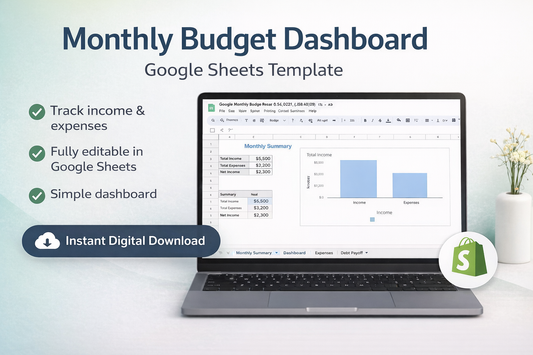 Monthly Budget Dashboard